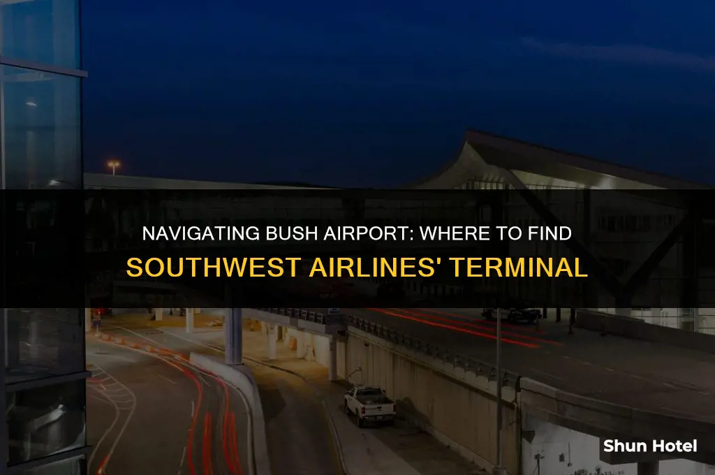 what terminal is southwest at bush airport