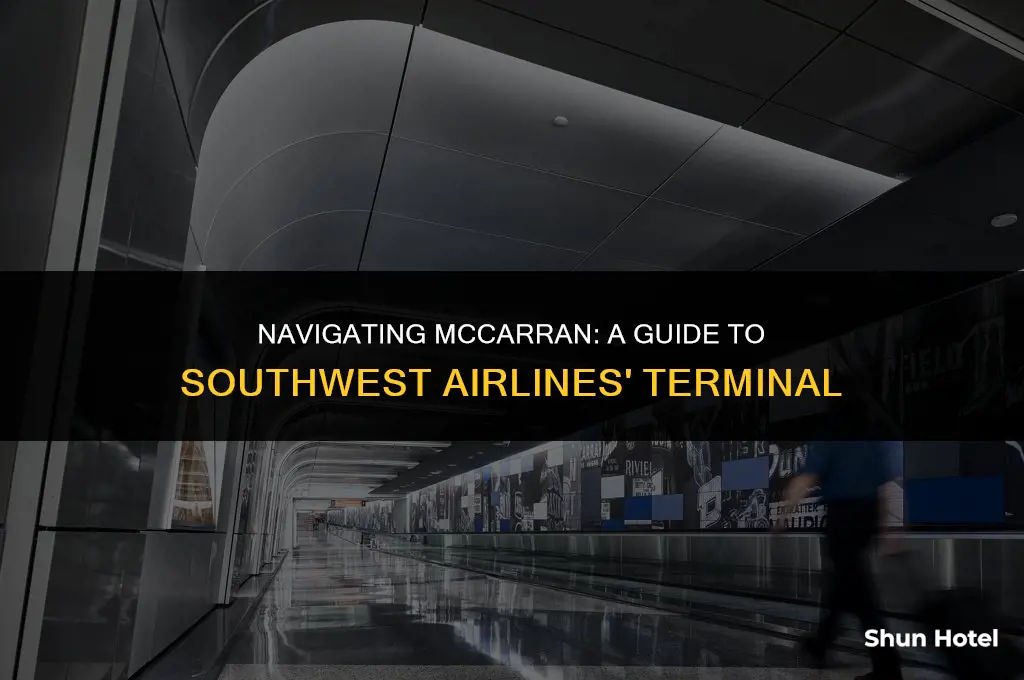 what terminal is southwest at mccarron airport