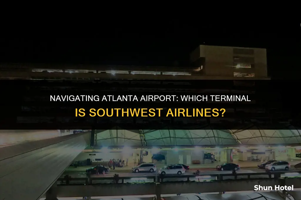 what terminal is southwest red or blue atlanta airport
