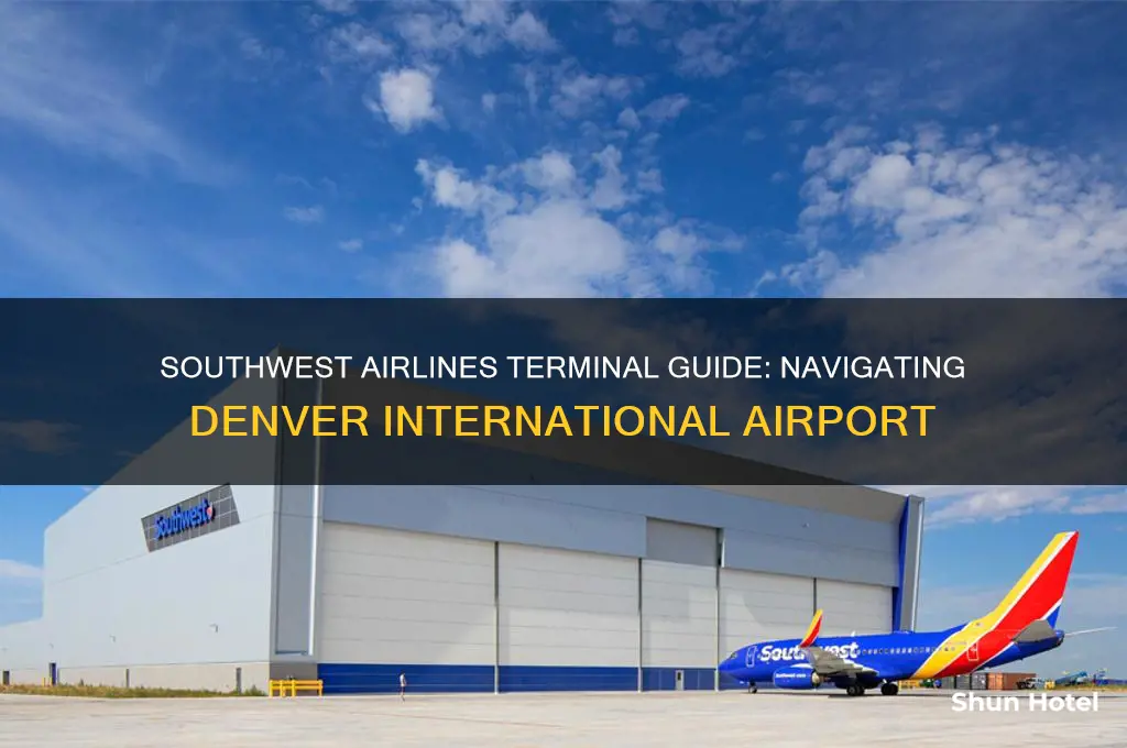 what terminal is southwrst at denver international airport