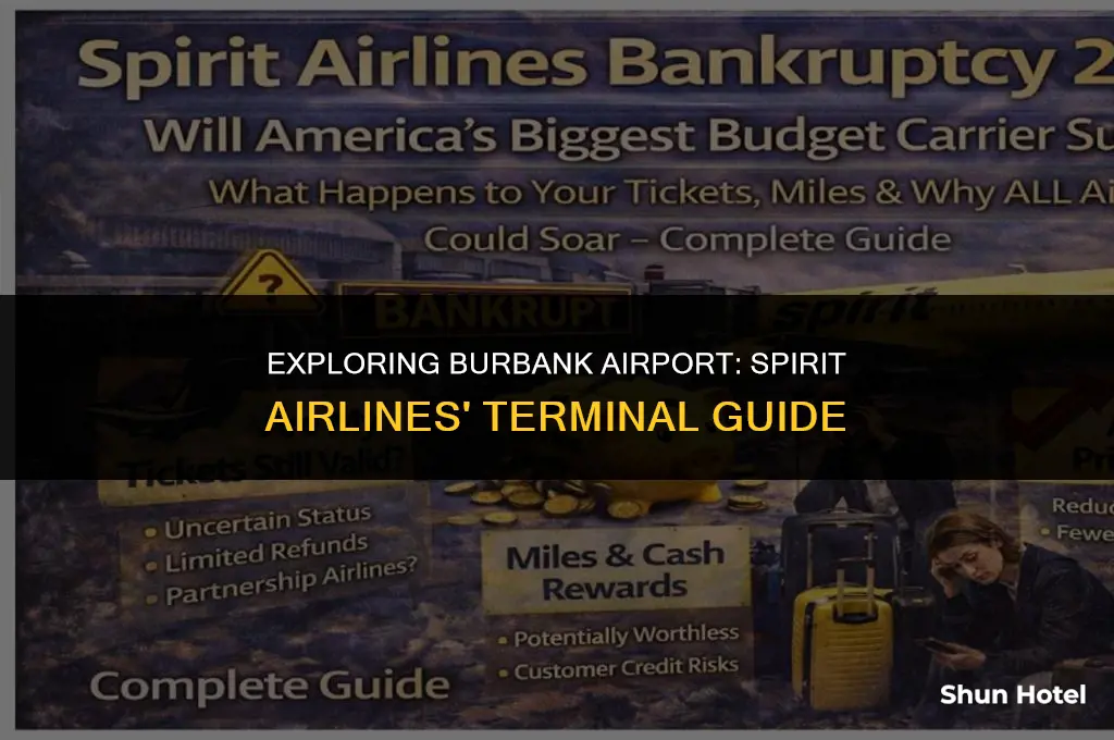 what terminal is spirit airlines at burbank airport