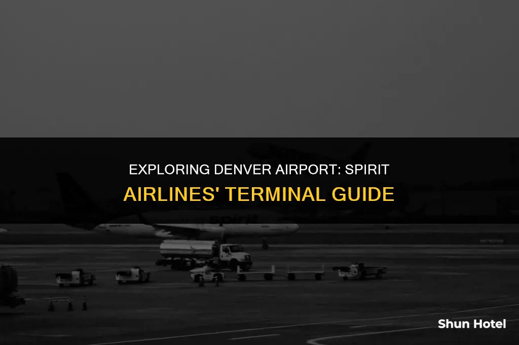 what terminal is spirit airlines at denver airport