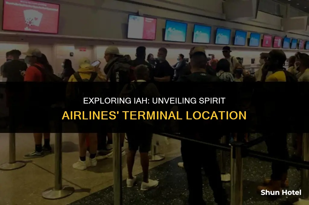 what terminal is spirit airlines at iah airport