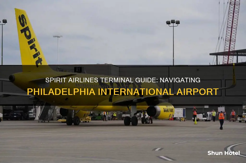 what terminal is spirit airlines at philadelphia international airport