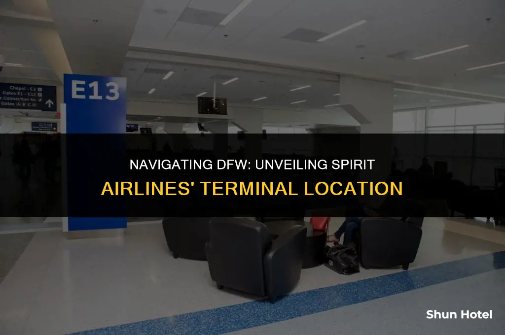 what terminal is spirit airlines in at dfw airport
