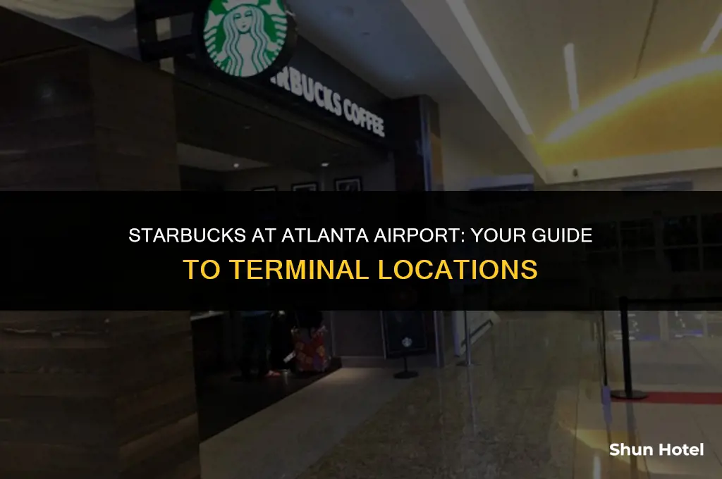 what terminal is starbucks at atlanta airport