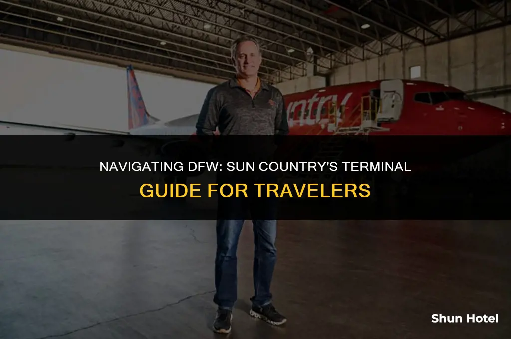 what terminal is sun country at dfw airport
