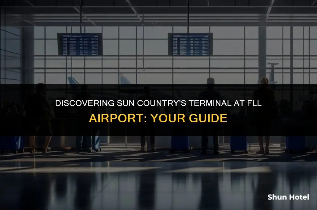 what terminal is sun country at fll airport