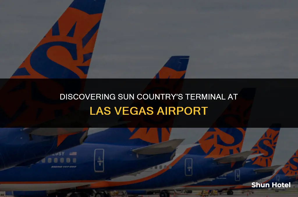 what terminal is sun country at las vegas airport