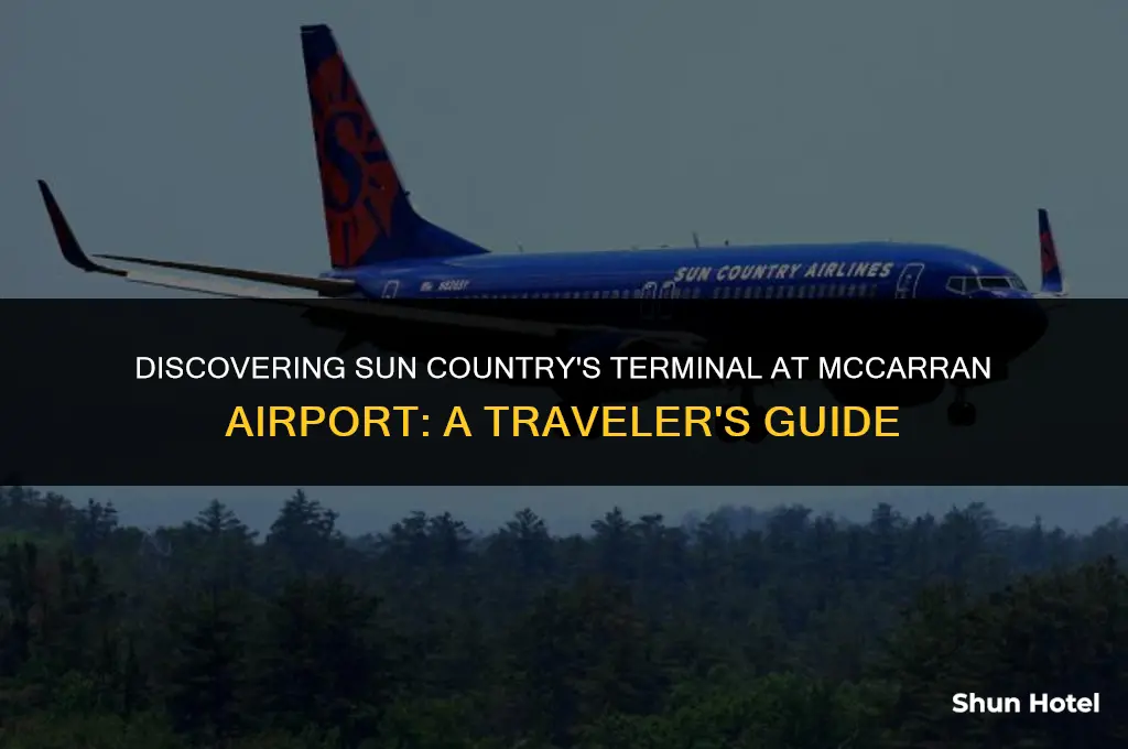 what terminal is sun country at mccarran airport