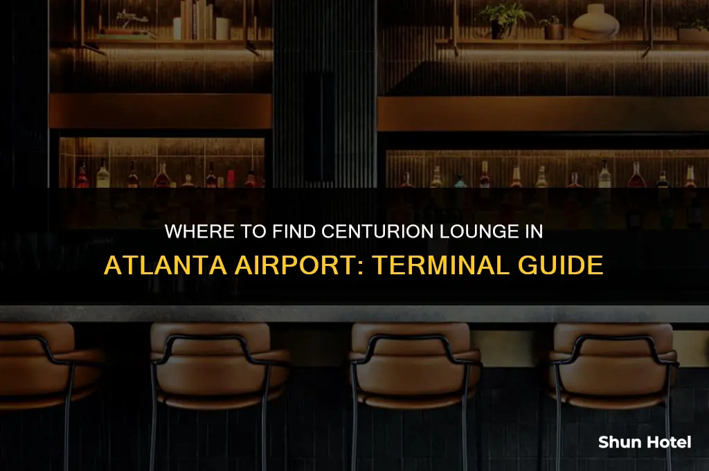 what terminal is the centurion lounge in atlanta airport