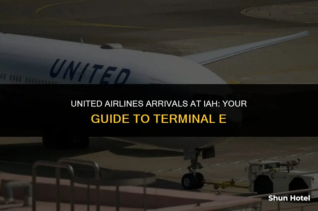 what terminal is united airlines arrivals at iah airport