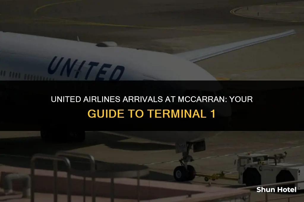 what terminal is united airlines arrivals at mccarran airport