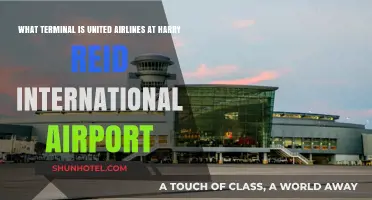 United Airlines Terminal Guide at Harry Reid International Airport