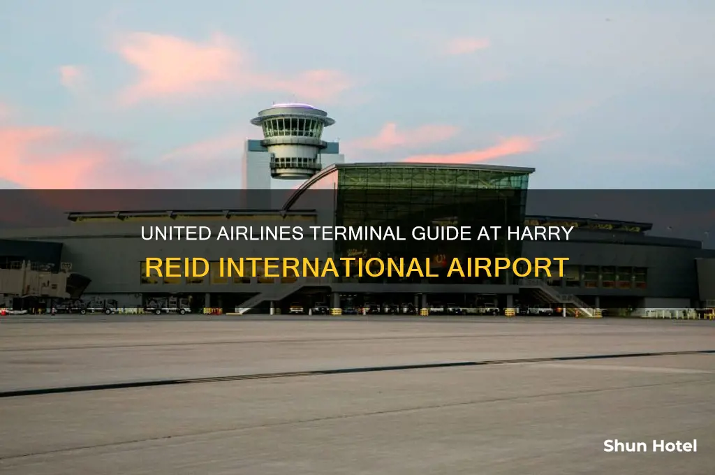 what terminal is united airlines at harry reid international airport