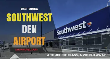 Exploring Terminal Southwest at Denver International Airport