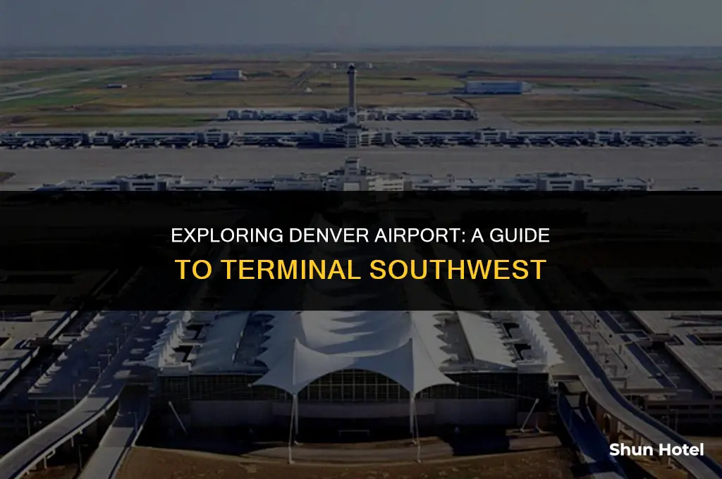 what terminal.is southwest at denver airport