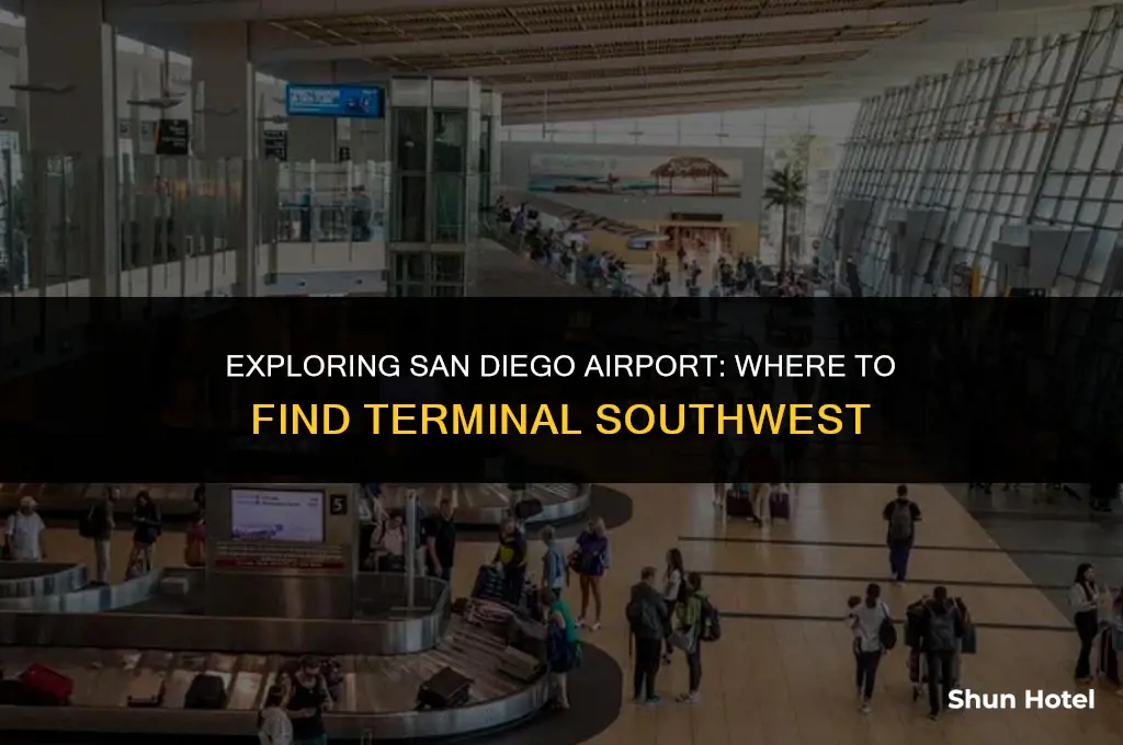 what terminal.is southwest at san diego airport