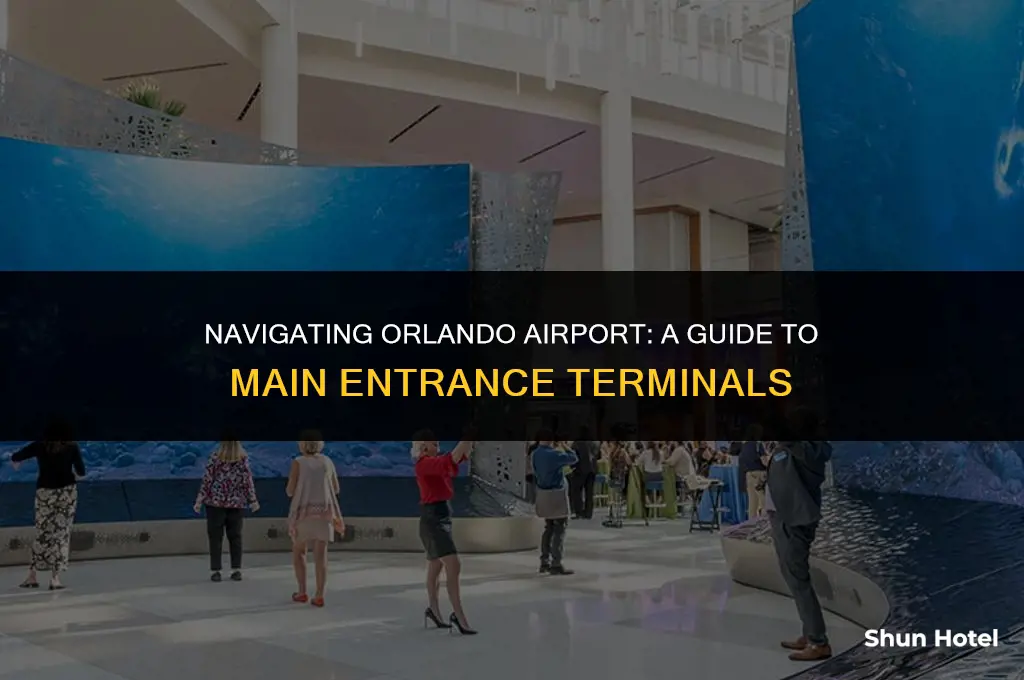 what terminals are at the main entrance of orlando airport