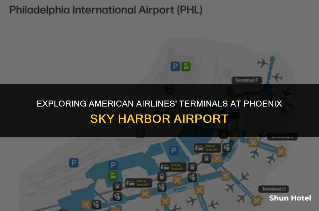 what terminals does american airlines use in phx airport