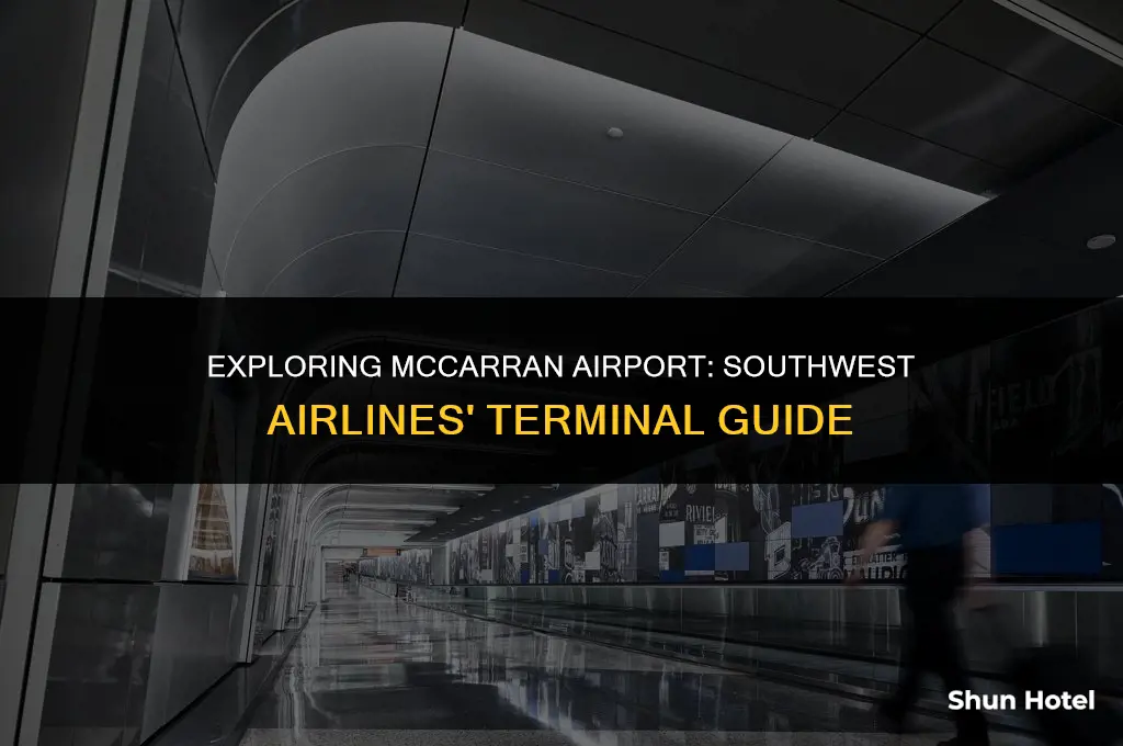 what terminals does southwest depart from at mccarran airport