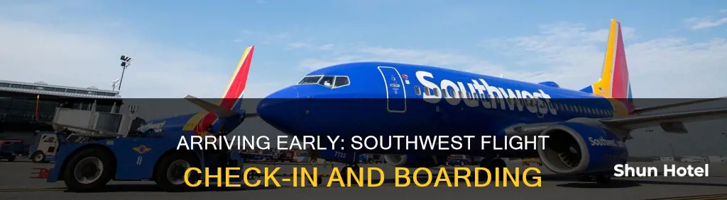 what time airport before flight southwest