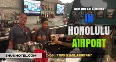 Honolulu Airport Bar Hours: When and Where to Grab a Drink