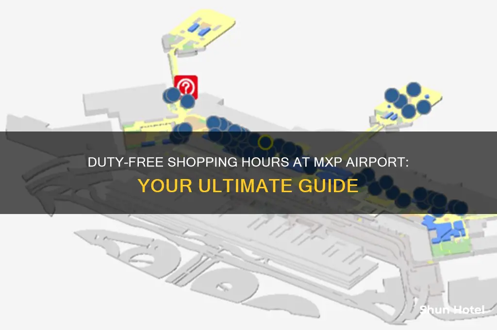 what time are duty-free stores open at mxp airport