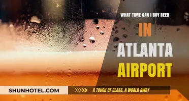 Buying Beer at Atlanta Airport: When and Where?