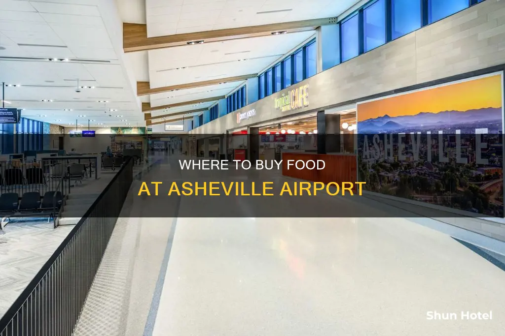 what time can i buy food at the asheville airport