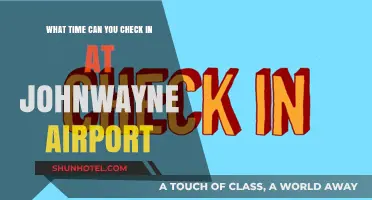 Check-In Times at John Wayne Airport