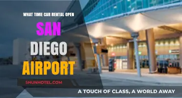 San Diego Airport Car Rental Hours: When Do They Open?