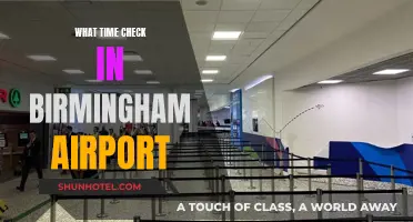 Checking in at Birmingham Airport: What Time?