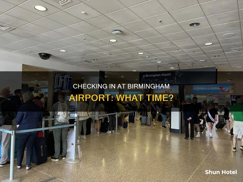 what time check in birmingham airport