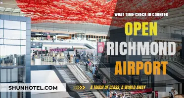 Richmond Airport Check-In Counter Opening Times: Your Essential Guide