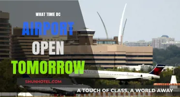 DC Airport Opening Hours: Tomorrow's Schedule and Travel Tips