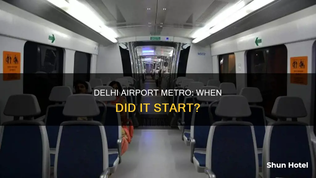 what time delhi airport metro started