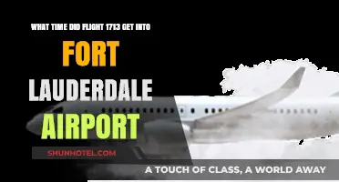Flight 1713 Arrival Time at Fort Lauderdale Airport Revealed
