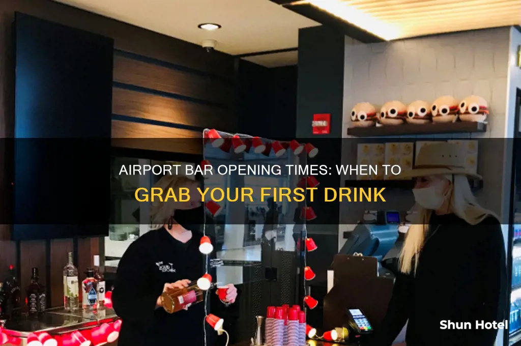 what time do airport bars open