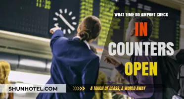 When Do Airport Check-In Counters Open? A Comprehensive Guide