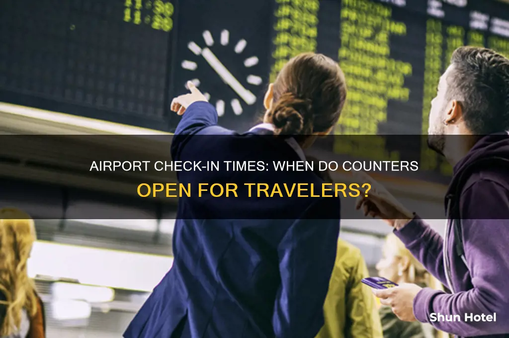 what time do airport check ins open