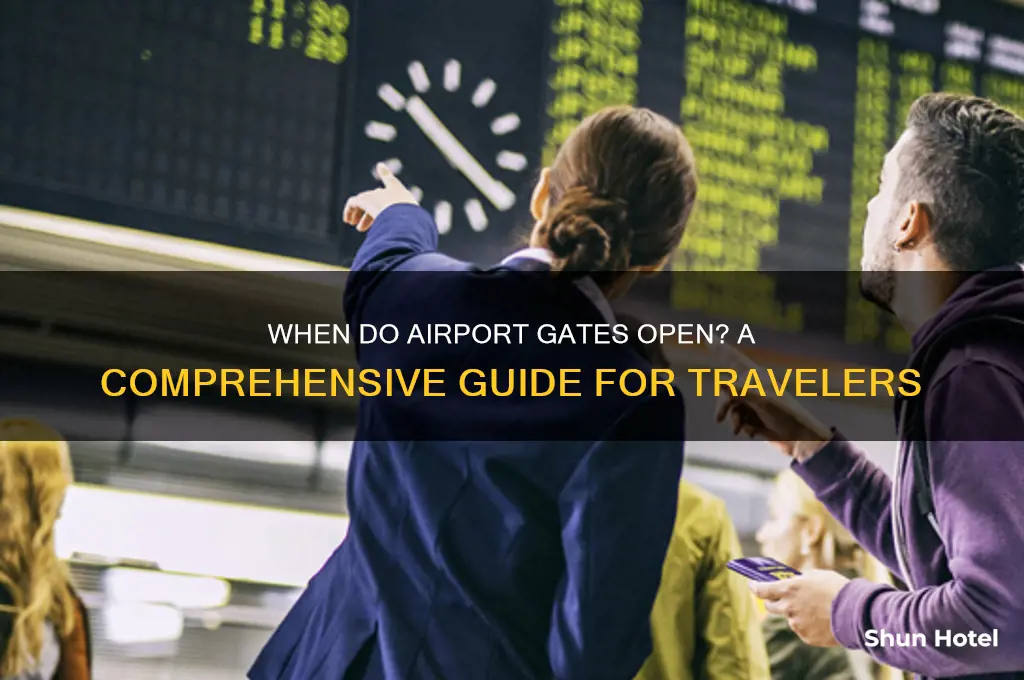 what time do airport gates open
