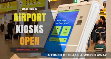 Airport Kiosk Opening Times: When to Arrive for Check-In Convenience