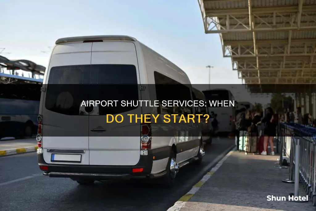 what time do airport shuttles begin