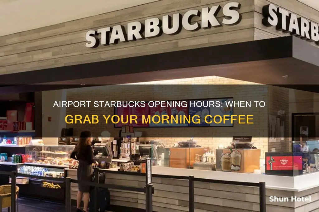 what time do airport starbucks open