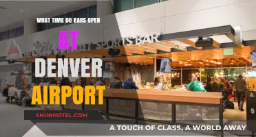 Denver Airport Bar Hours: When Do They Open for Travelers?