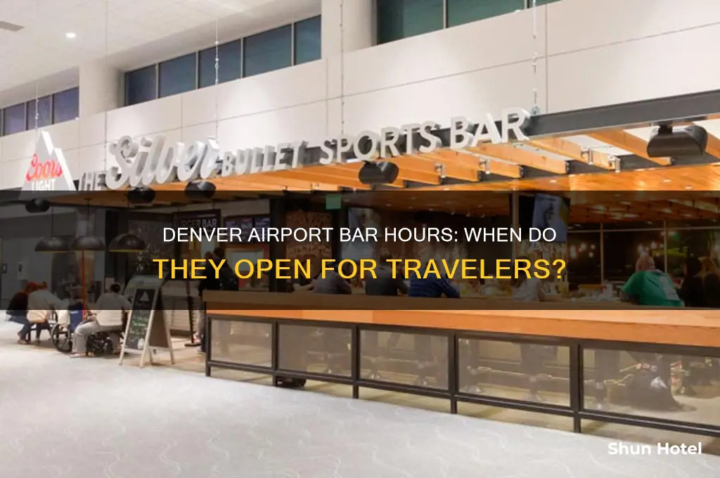 what time do bars open at denver airport