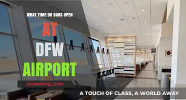 DFW Airport Bar Hours: When Do Terminal Bars Open?