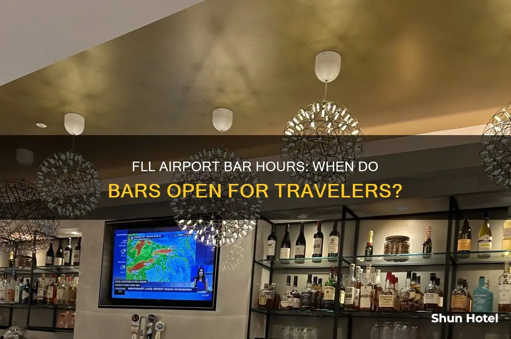 what time do bars open at fll airport