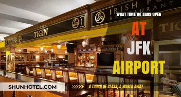 JFK Airport Bar Hours: When Do They Open for Travelers?